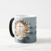 3D Christian Cross モーフィングマグカップ (正面左)