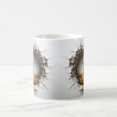 3D Christian Cross モーフィングマグカップ (中央)