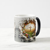 3D Christian Cross モーフィングマグカップ (正面右)