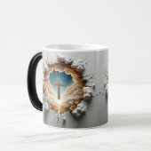 3D Christian Cross モーフィングマグカップ (正面左)