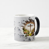 3D Christian Cross モーフィングマグカップ (正面右)