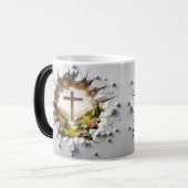 3D Christian Cross モーフィングマグカップ (正面左)