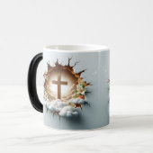3D Christian Cross モーフィングマグカップ (正面左)