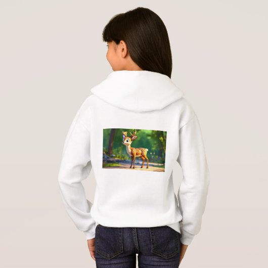 **3D Cute Cartoon Deer** (裏面フル)