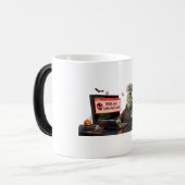 3D Cute Zombie Programmer Chef - Error 666 Coffee モーフィングマグカップ (正面左)