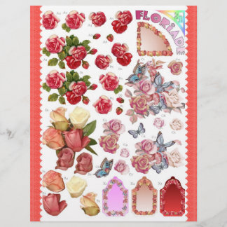 3D Decompage - Floriade – 花と蝶