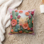 3D Decorative Pillow cacto クッション (ブランケット)