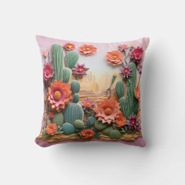 3D Decorative Pillow cacto クッション