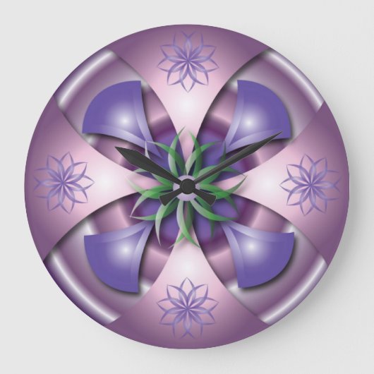 3D design wall clock ラージ壁時計 (正面)