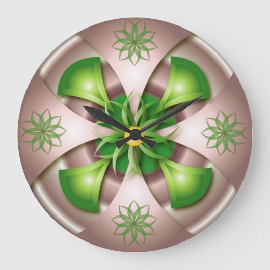 3D design wall clock ラージ壁時計 (正面)