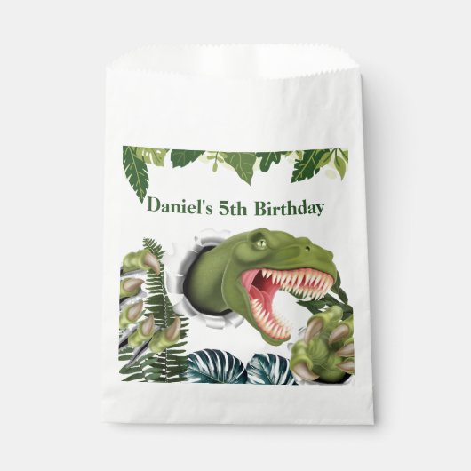 3D Dinosaur Birthday フェイバーバッグ (正面)