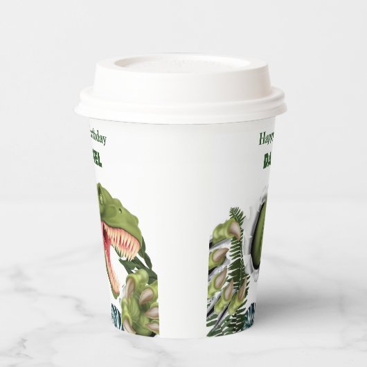 3D Dinosaur Birthday 紙コップ (左)