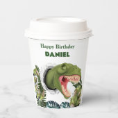 3D Dinosaur Birthday 紙コップ (正面)