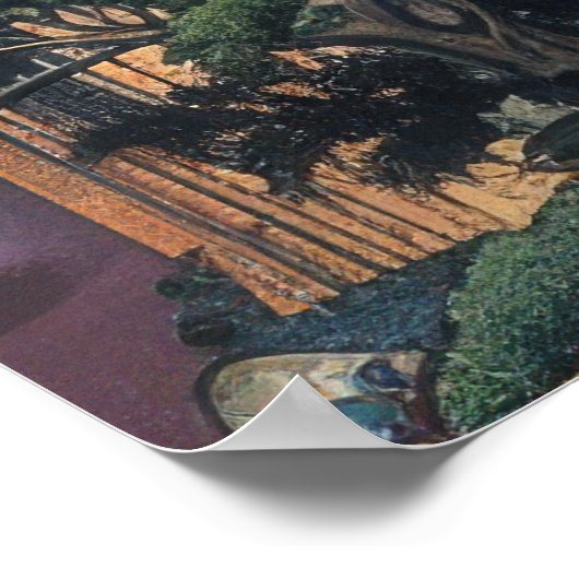 3D DMTサイケデリック Baobab盆栽浮世絵ポスター ポスター (角)