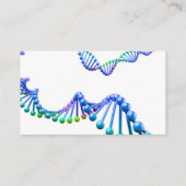 3D DNA二重らせん 科学の先生 名刺 (裏面)