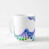 3D DNA コーヒーマグカップ (正面左)