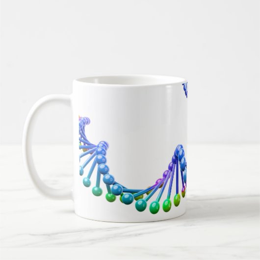3D DNA コーヒーマグカップ (左)