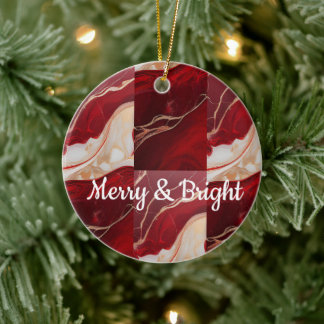 3D Double-Sided Ceramic Christmas Ornament  セラミックオーナメント