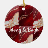 3D Double-Sided Ceramic Christmas Ornament  セラミックオーナメント (正面)