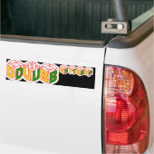 3D Dubstepのワイシャツ バンパーステッカー (トラック上)