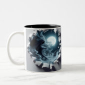 3D Eerie Halloween ツートーンマグカップ (左)