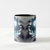 3D Eerie Halloween ツートーンマグカップ (中央)