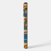 3D Embroidery Patchwork Phone Case | Personalized  iPhoneケース (左側面)