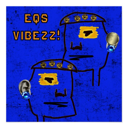 3D EQ VIBEZZ光沢ポスター！ ポスター (正面)