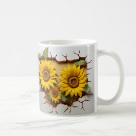3D Floral Mug コーヒーマグカップ