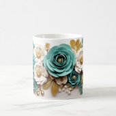 3D Floral Mug コーヒーマグカップ (中央)
