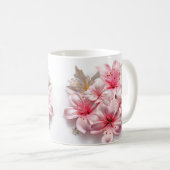 3D Floral Mug コーヒーマグカップ (正面右)