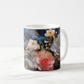 3D Floral Mug コーヒーマグカップ (正面右)