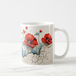3D Floral Mug コーヒーマグカップ