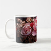 3D Floral Mug コーヒーマグカップ (左)