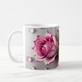 3D Floral Mug コーヒーマグカップ (左)