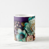3D Floral Mug コーヒーマグカップ (中央)