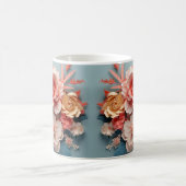 3D Floral Mug コーヒーマグカップ (中央)