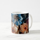 3D Floral Mug コーヒーマグカップ (正面右)