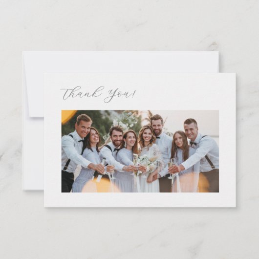 3D Flowers Paper Cut Roses Thank You Card サンキューカード (正面)