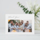 3D Flowers Paper Cut Roses Thank You Card サンキューカード (スタンド正面)