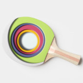 3D, Formas circulares, degradado de color 卓球ラケット (横)