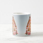 3D Gingerbread House Mug コーヒーマグカップ (中央)