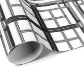 3D grey geometric abstract pattern background.3d b ラッピングペーパー (ロールコーナー)