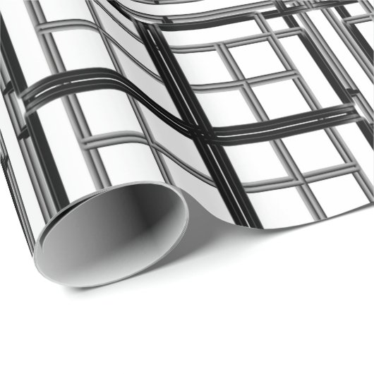 3D grey geometric abstract pattern background.3d b ラッピングペーパー (ロールコーナー)