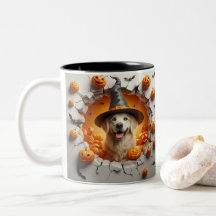 3D Halloween Dog Breeds Halloween Mugs, Tea/Coffee