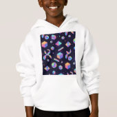 3D Holographic Space Aesthetic Cozy Hoodie (正面)