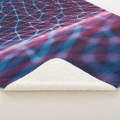3D illustration, embossed mesh representing intern シェルパブランケット (3/4)