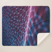 3D illustration, embossed mesh representing intern シェルパブランケット (正面(横))