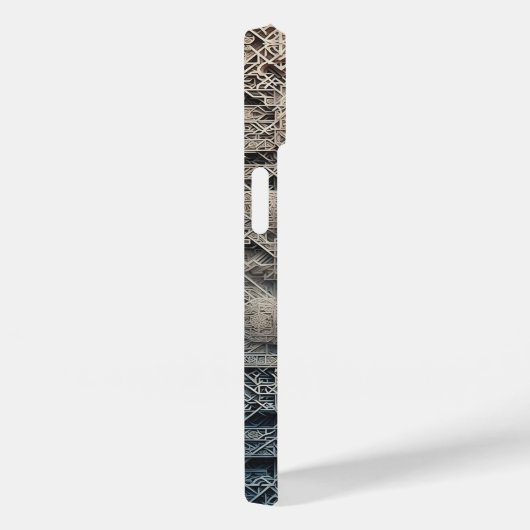 3D Layered Geometric Carving Phone Case Intricate Case-Mate iPhoneケース (裏面 / 右)