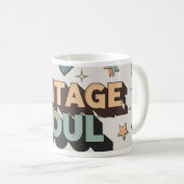 3D Lettering & Cassette Tape Design コーヒーマグカップ (正面右)